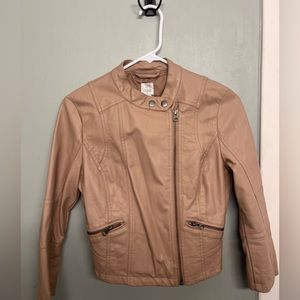 Lauren Conrad cropped leather jacket